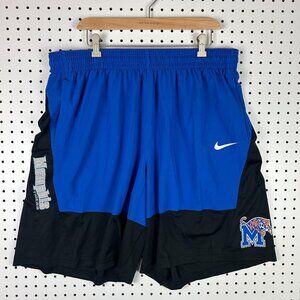 Nike Memphis Tigers Basketball Short 3XL Elite Workout Blue Black Penny Hardaway
